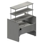Catalog image for Pass-Thru Combo Underbar Ice Bin/Cocktail Stations