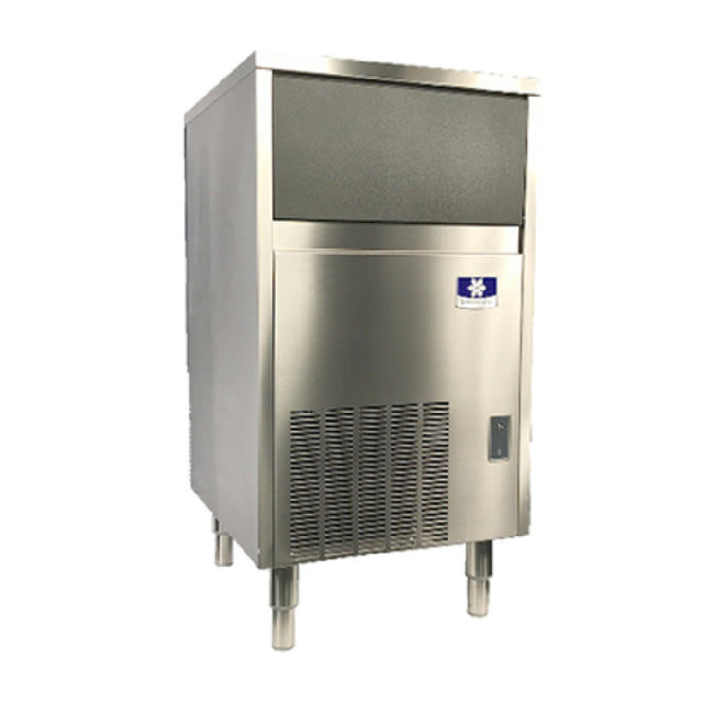 Commercial stainless steel ice maker with vented front panel, Manitowoc USP0100 CrystalCraft