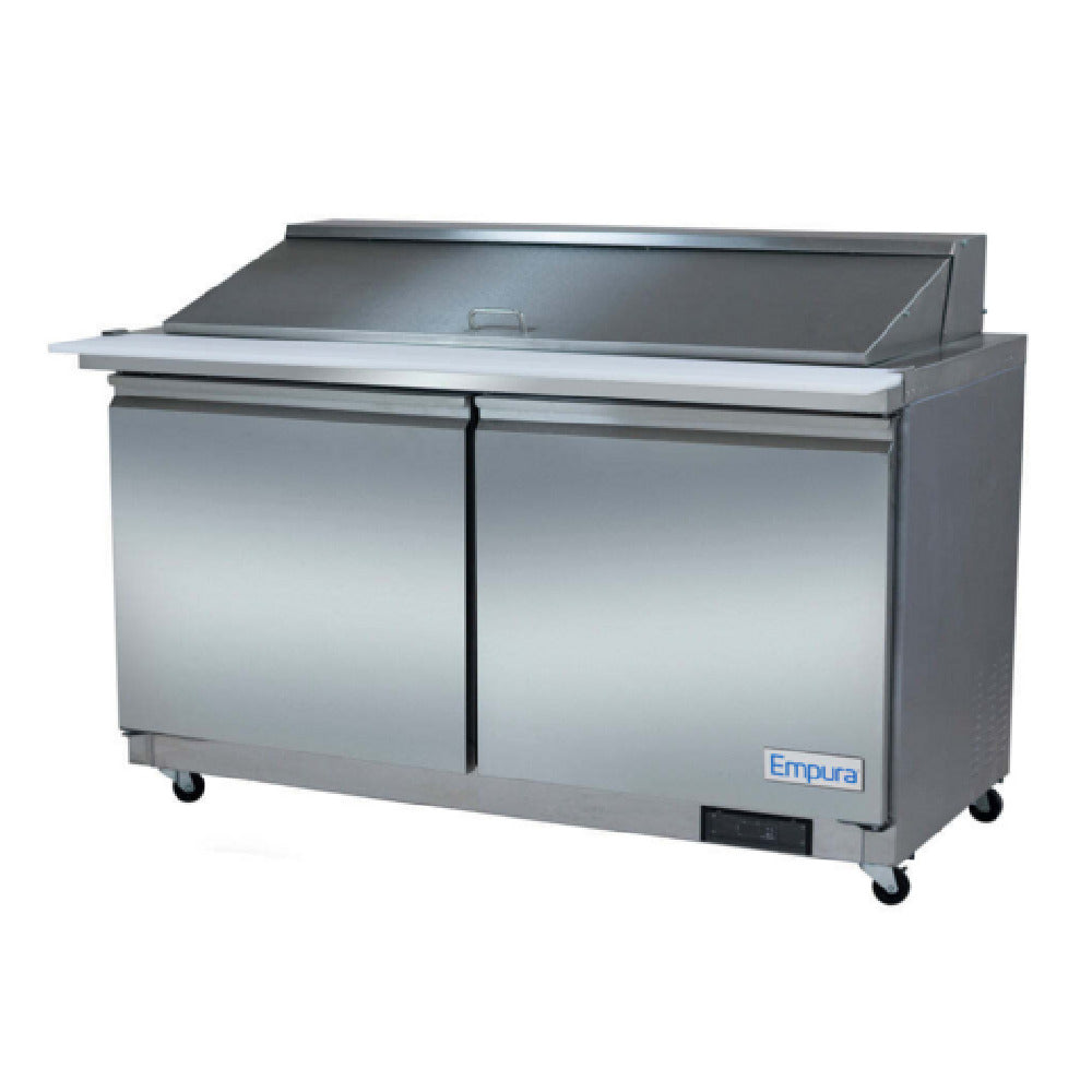 Empura E-KSP60M - Refrigerated Sandwich/Salad Mega Top Prep Table, 61.2"W X 34.5"D X 43.2"H