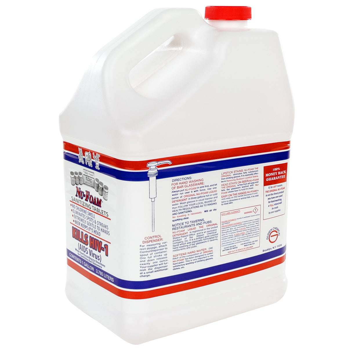 Marston Chemical 101029 Glassware Detergent 1 Gallon Glassware Detergent