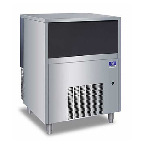 Commercial Ice Maker Manitowoc UNP0300A with stainless steel exterior and ventilation panel
