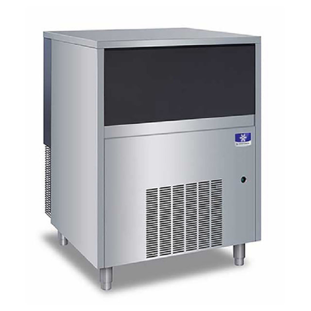 Commercial Ice Maker Manitowoc UNP0300A with stainless steel exterior and ventilation panel