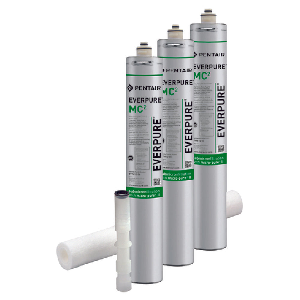 Everpure EV997042 - Triple-MC² Water Filter Cartridge Kit, Triple-MC² Cartridge Kit