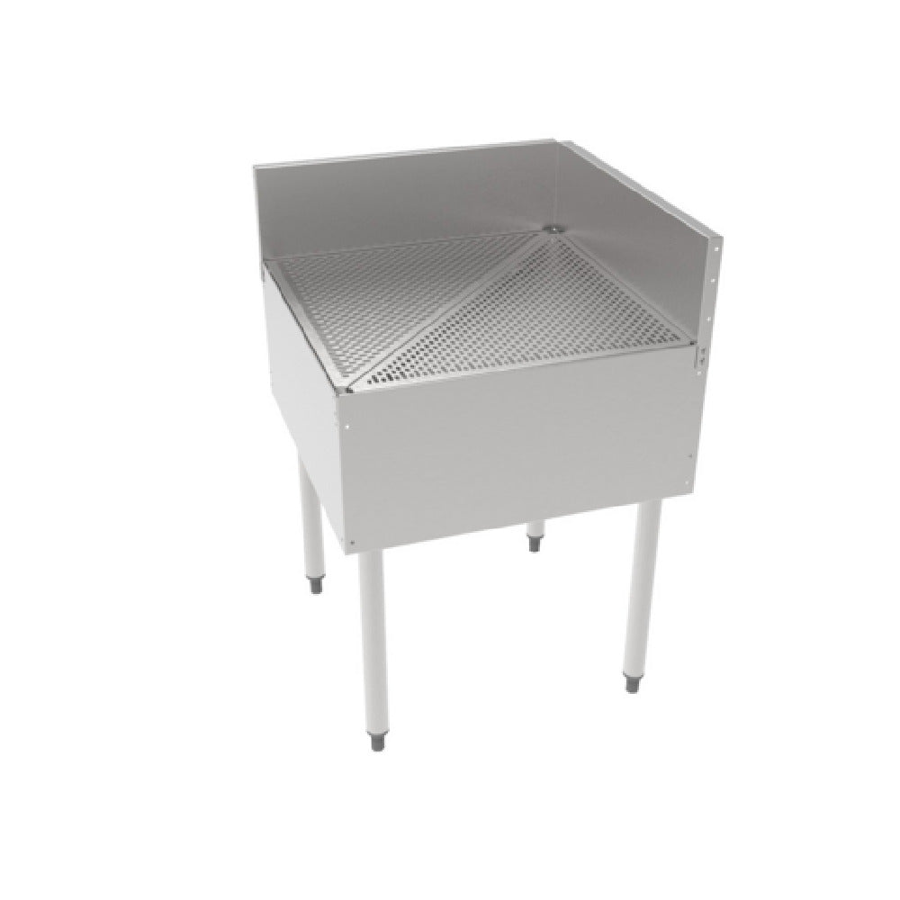 Perlick TSF90D-I - TSF Series Underbar Corner Drainboard, 24"W X 24"D, Drainboard Top