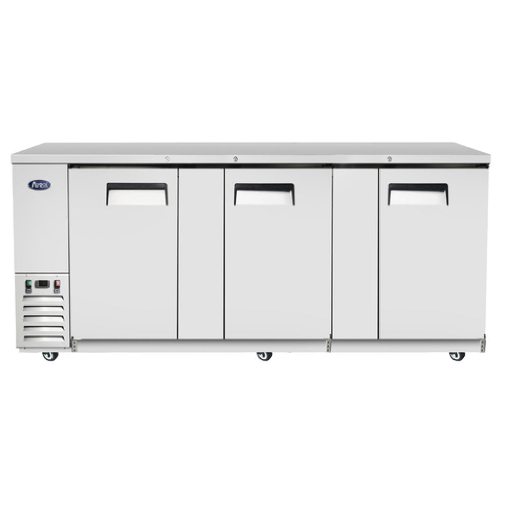 Atosa USA, Inc. MBB90GR - Atosa Back Bar Cooler, Three-section, 89-3/10"W X 28-1/10"D X 40-1/8"H