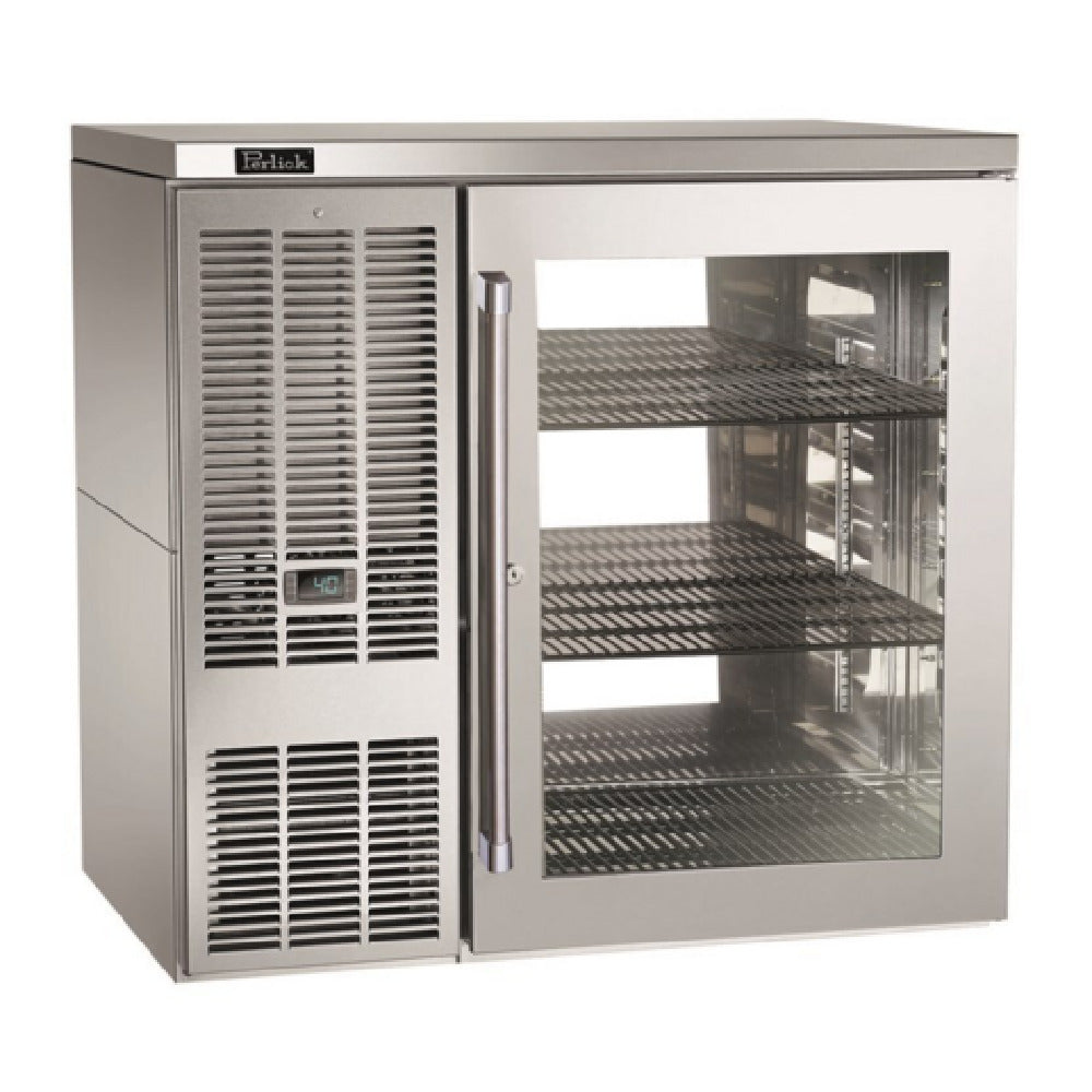 Perlick PTS36 Pass-Thru Refrigerated Back Bar Cabinet One-section 36"W