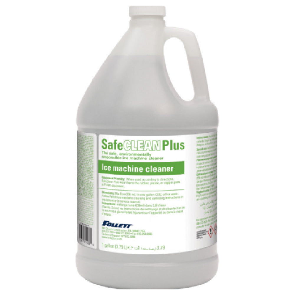 Follett 01555077 SafeCLEAN Plus Liquid 1-gallon Environmentally Responsible Ice Machine Cleaner (4 Bottles Per Case)