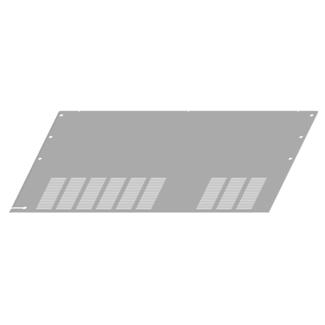 Gray metal panel with ventilation slots for Hoshizaki horizontal units design