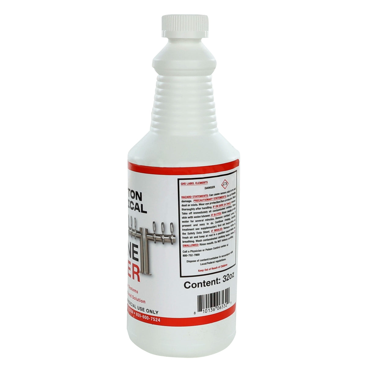 Marston Chemical 300190 Acid Beer Line Cleaner 32 Oz Heavy-duty Alkaline-based Beer Line Cleaning Solution