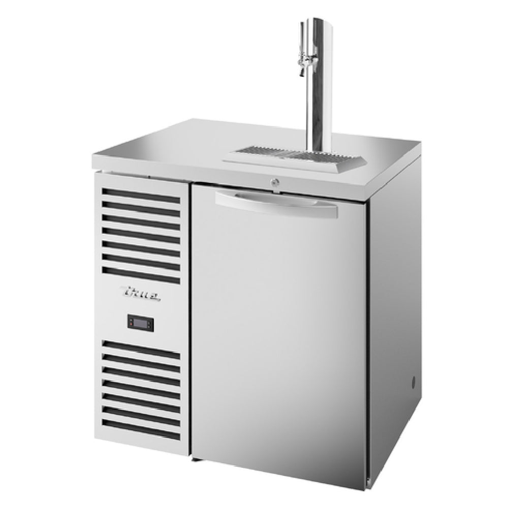 True Mfg. - Premier Bar TDR32-RISZ1-L-S-S-1 - Refrigerated Draft Bar Cooler, One-section
