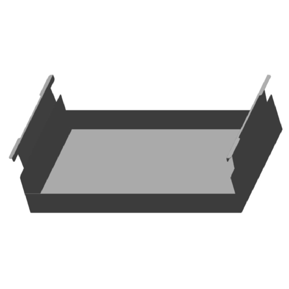 Simple rectangular tray with raised edges for Hoshizaki 6-pan sandwich prep guard