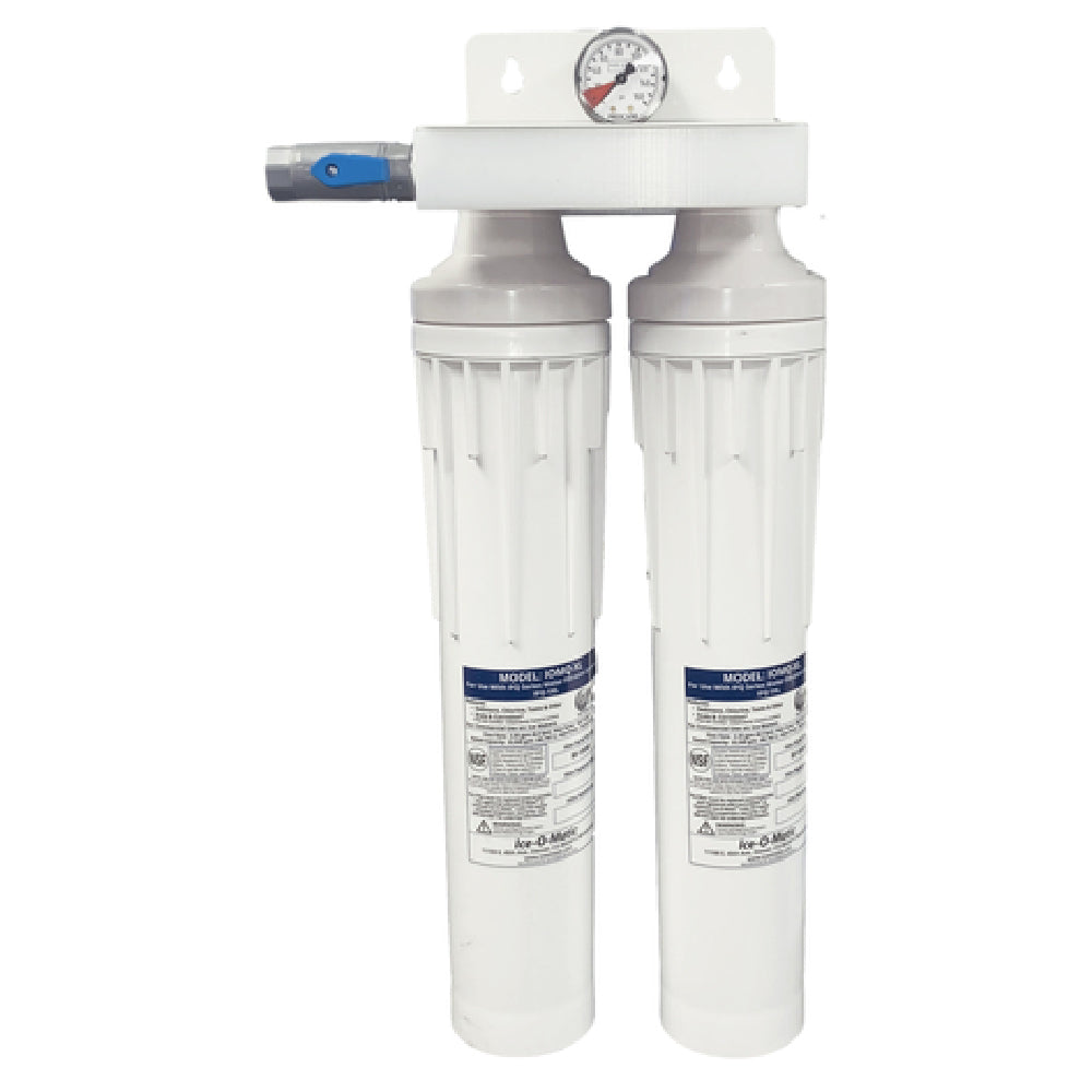 Ice-O-Matic IFQ2-XL - Water Filter Manifold, Dual Filter Designed For Ice Makers Producing Between 1400 & 2400 Lbs. (635 To 1088.6 Kg.) Of Ice Per Day