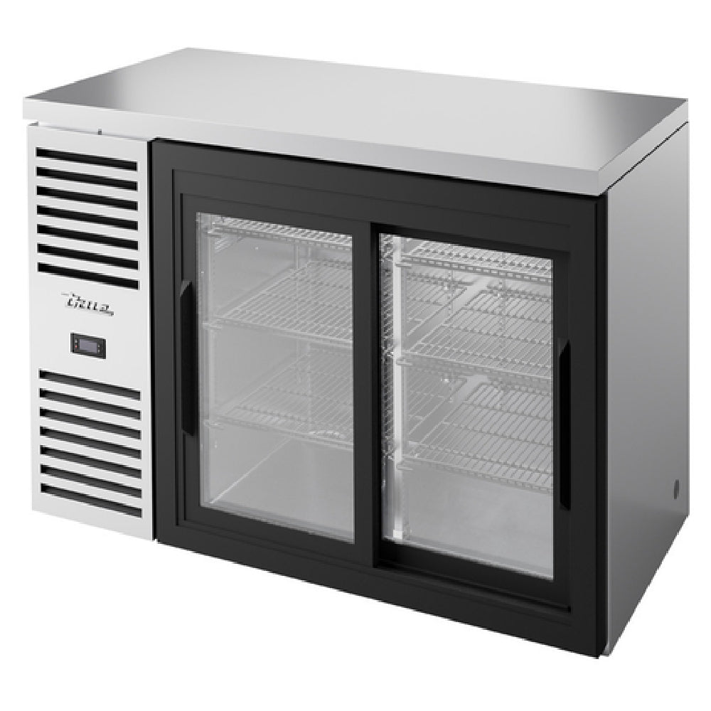 True Mfg. - Premier Bar TBR48-RISZ1-L-S-11-1 - Refrigerated Back Bar Cooler, Two-section
