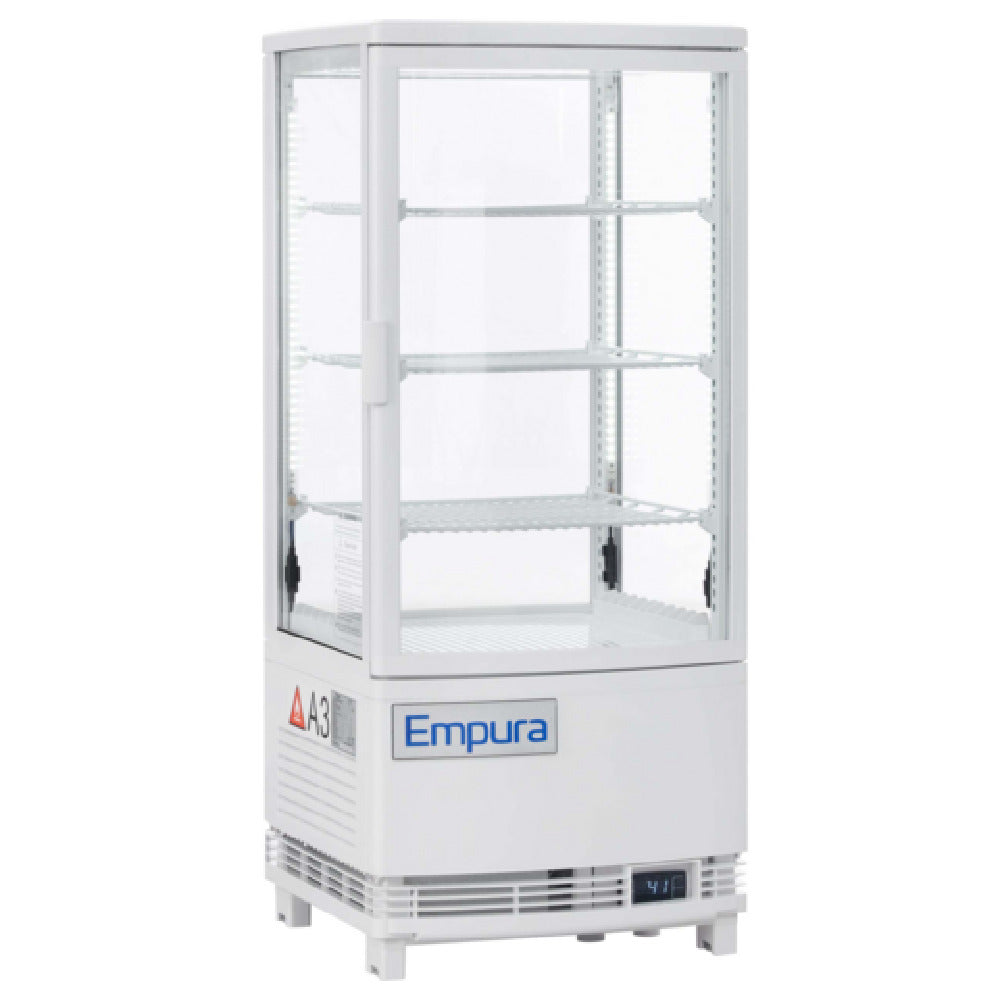Empura E-RDC-17W-2D - Refrigerated Display Case, Countertop 16.9"W × 16.6"D × 38.9"H