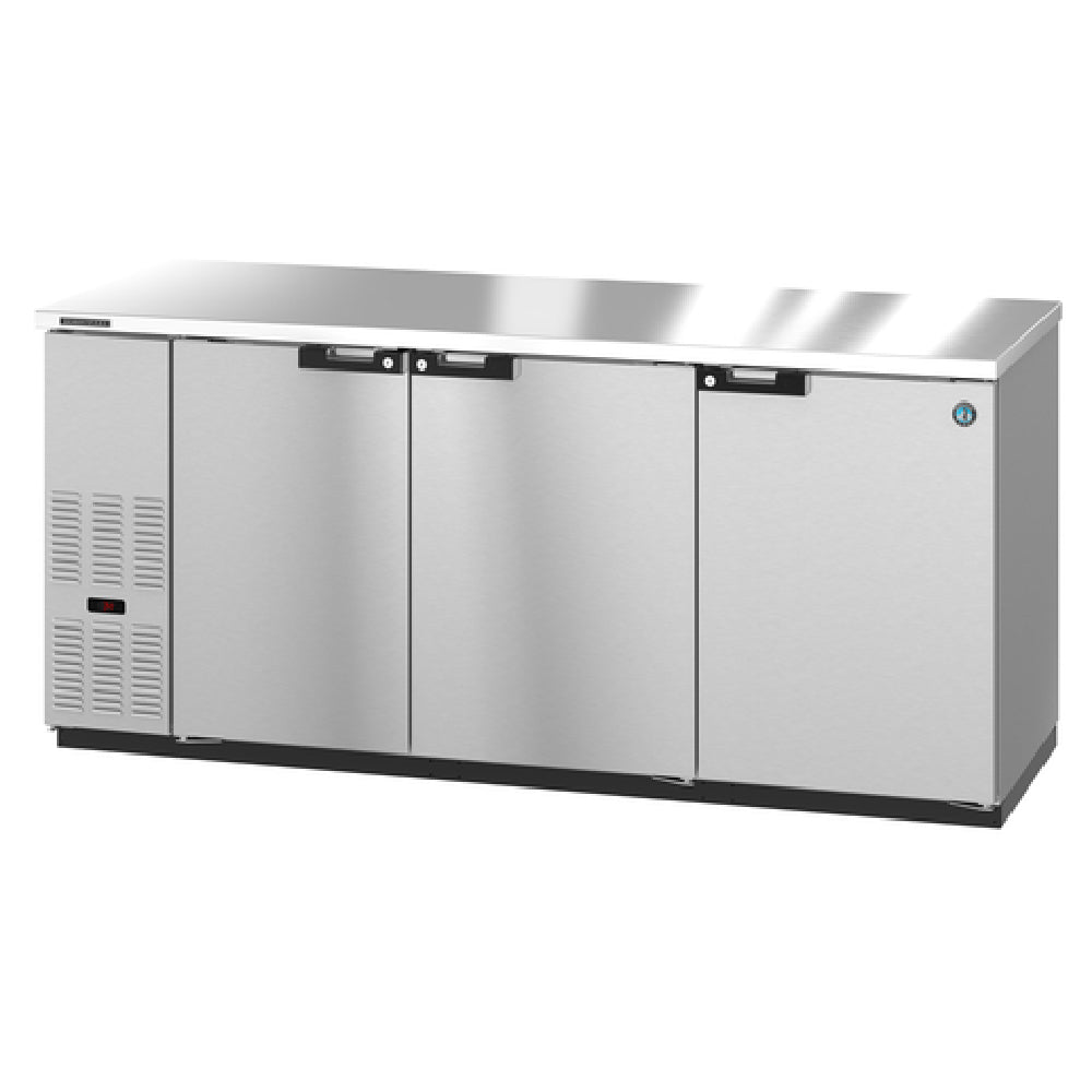 Hoshizaki BB80-S - Refrigerated Back Bar Cooler, Reach-in, Three-section