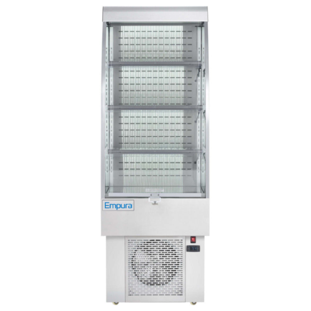 Empura E-VOAR-24-S - Open Air Merchandiser, 24"W × 29.6"D × 67"H, 8.8 Cu. Ft. Capacity