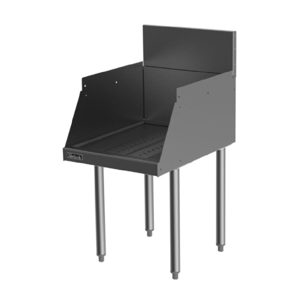 Perlick TS18DD - TS Series Underbar Drop-Down Drainboard, 18"W X 24"D, Embossed Top