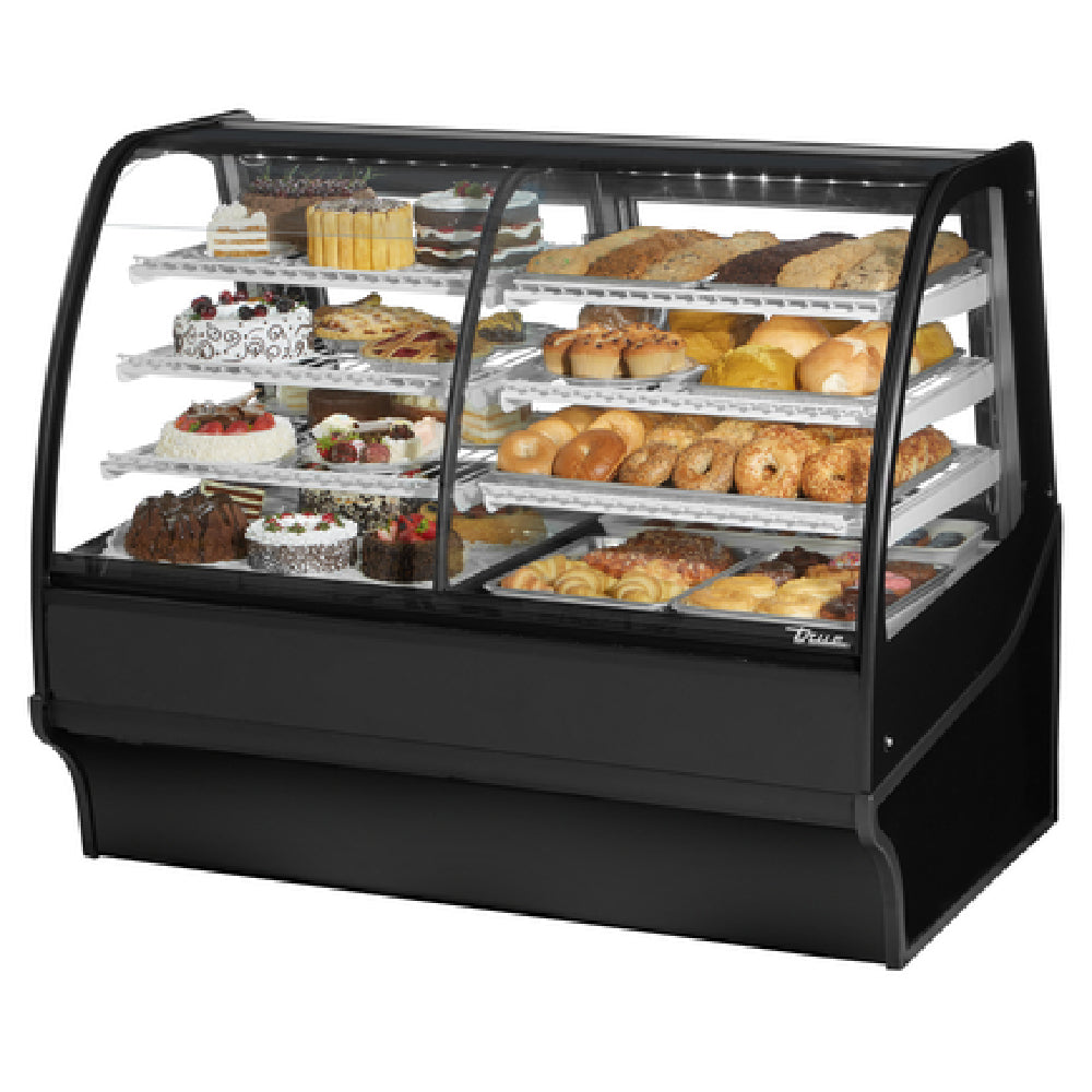 True Mfg. - Specialty Display TDM-DZ-59-GE/GE-B-W - Display Merchandiser, Dual Zone (dry/refrigerated)