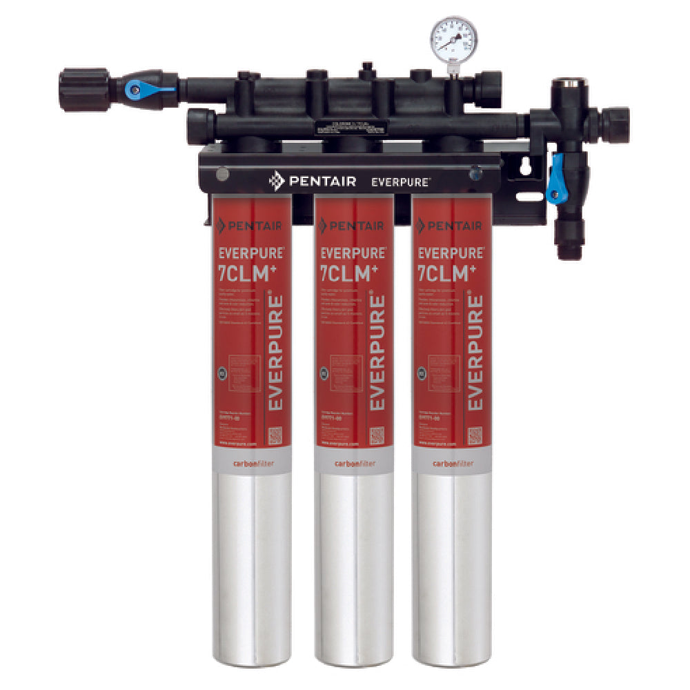 Everpure EV977113 - QC7I Triple-7CLM+ Fountain Filtration System, 5 Micron, 3-5.01 Gpm Flow Rate