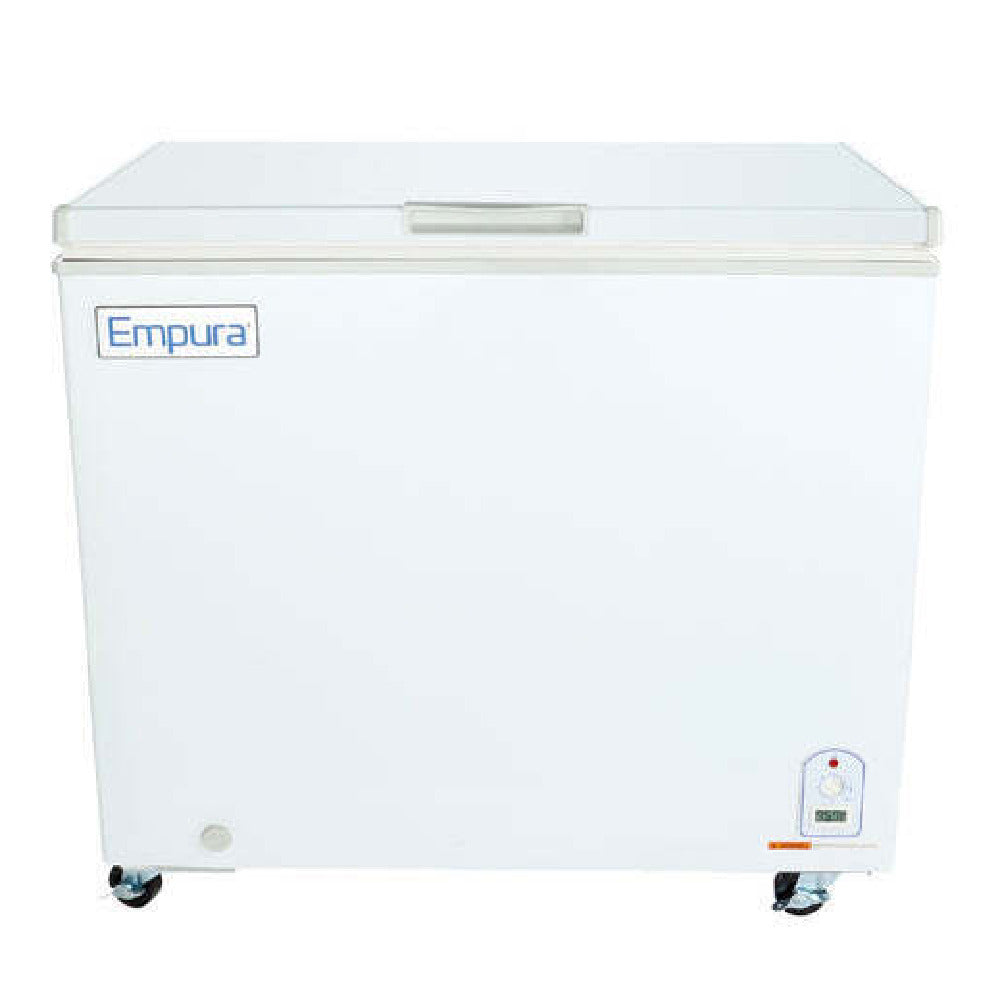 Empura E-CF-7 - Solid Lid Chest Freezer, 37.52"W X 23.15"D X 31.93"H, 7.1 Cu. Ft. Capacity