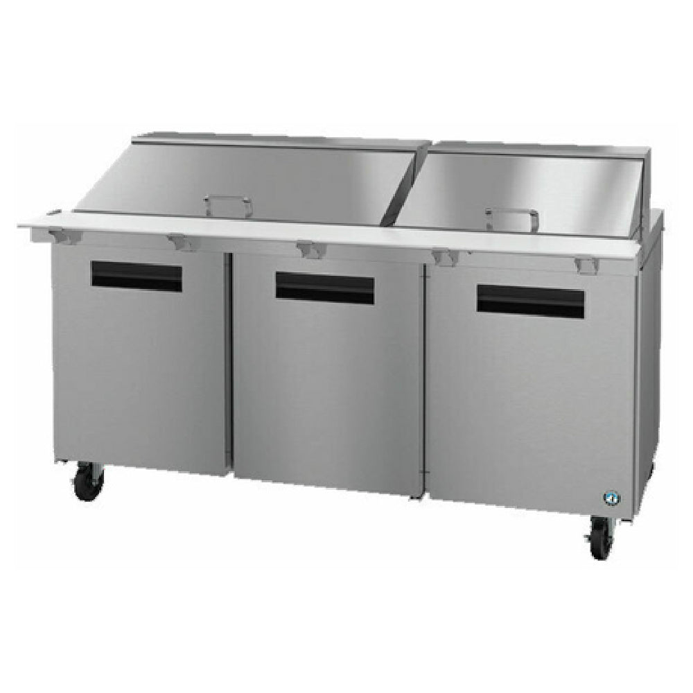 Hoshizaki SR72B-30M - Steelheart Series Mega Top Refrigerator, Reach-in, Three-section