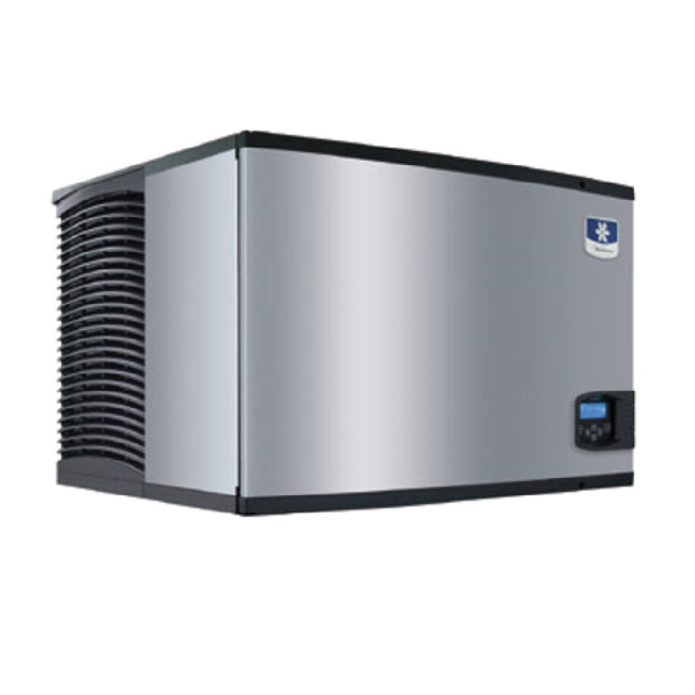 Stainless steel Manitowoc IDT0450A-261 Series Ice Maker with horizontal vents on the side