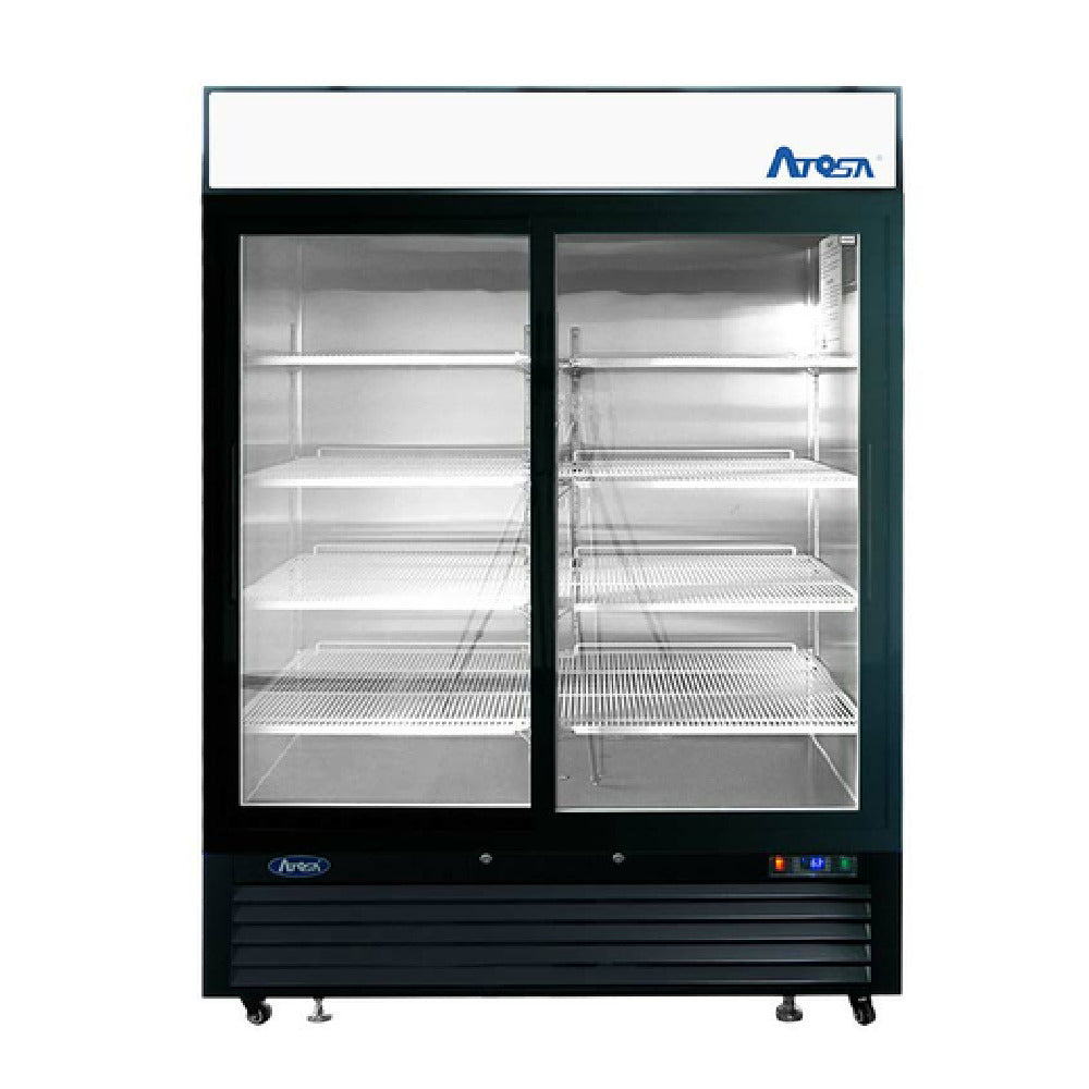 Atosa USA, Inc. MCF8727GR - Refrigerator Merchandiser, Two-section, 54-2/5"W X 29-7/10"D X 81-1/5"H