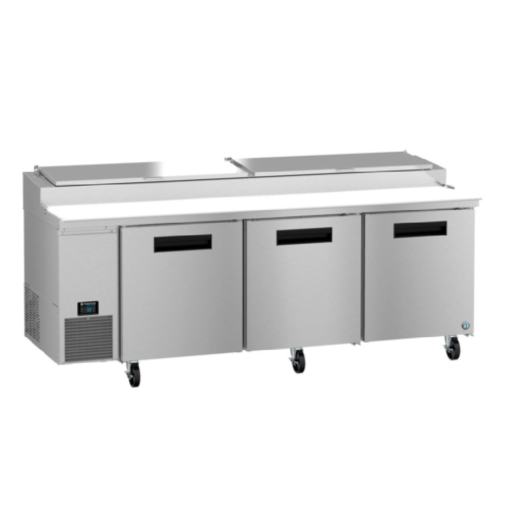 Hoshizaki PR93B - Steelheart Series Pizza Prep Table, Reach-in, Three-section