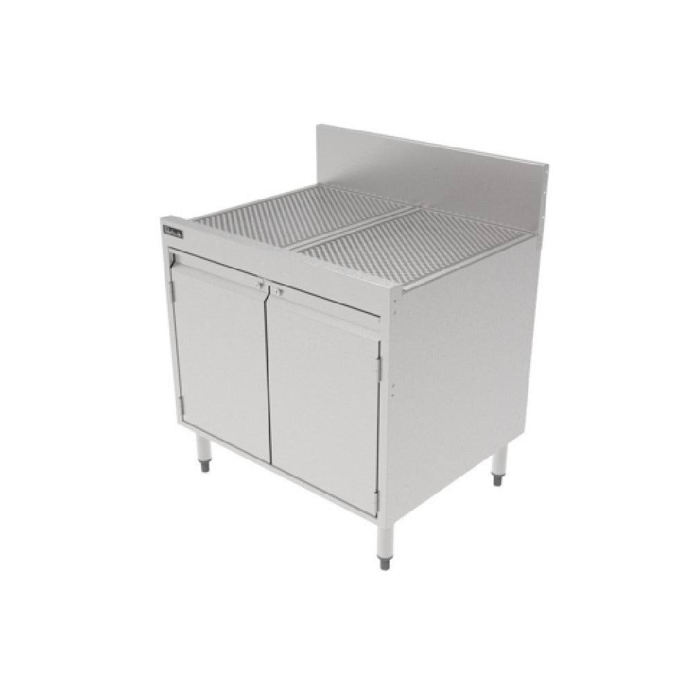 Perlick TSF30SC - Underbar Storage Cabinet 30"W X 24"D, 4" Or 6"H Backsplash With 1" Return At Top