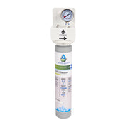 Water filtration system featuring pressure gauge and filter cartridge in Manitowoc AR-10000-P