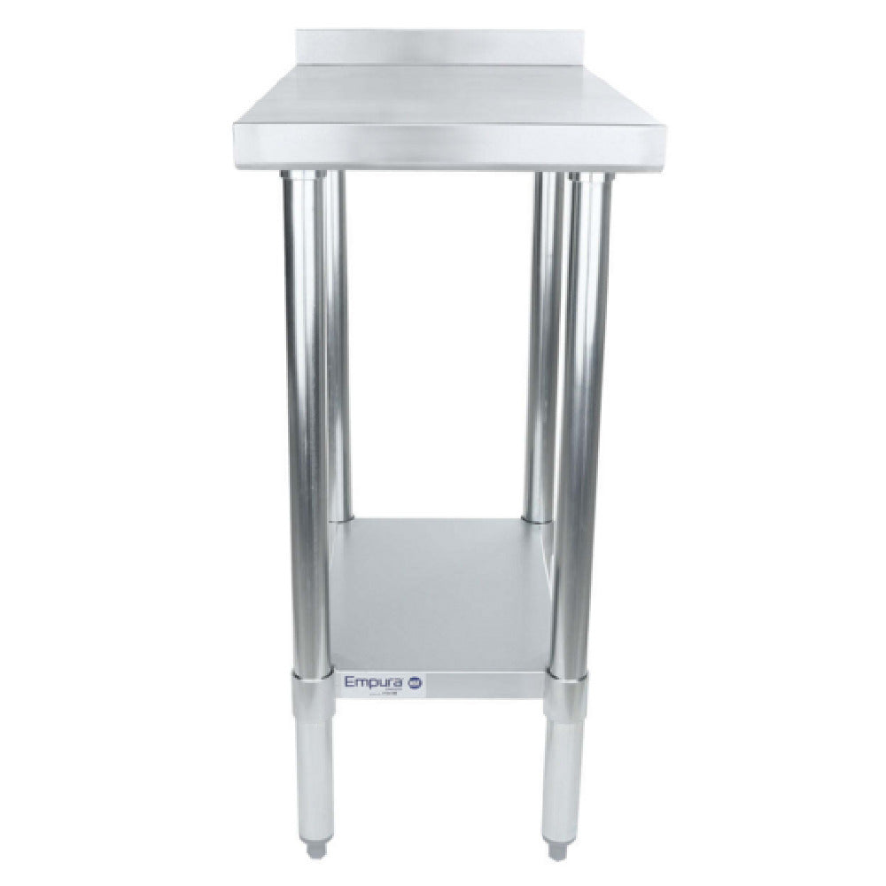 Empura FT1524E - Filler Table, 15"W X 24"D X 34.75"H, 18 Gauge 430 Stainless Steel