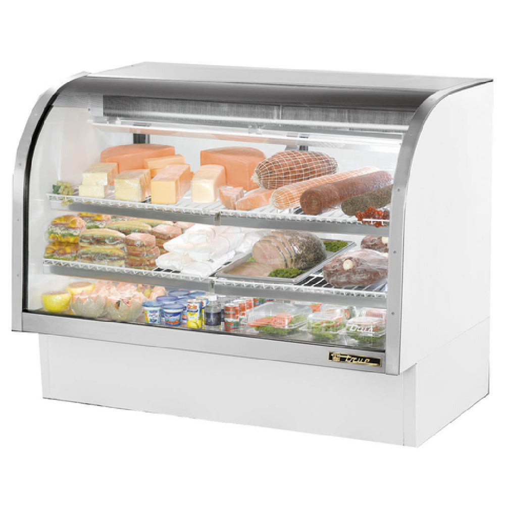 True Mfg. - Specialty Display TCGG-60-HC-LD - Curved Glass Deli Case, 60-1/4"W, Service Type