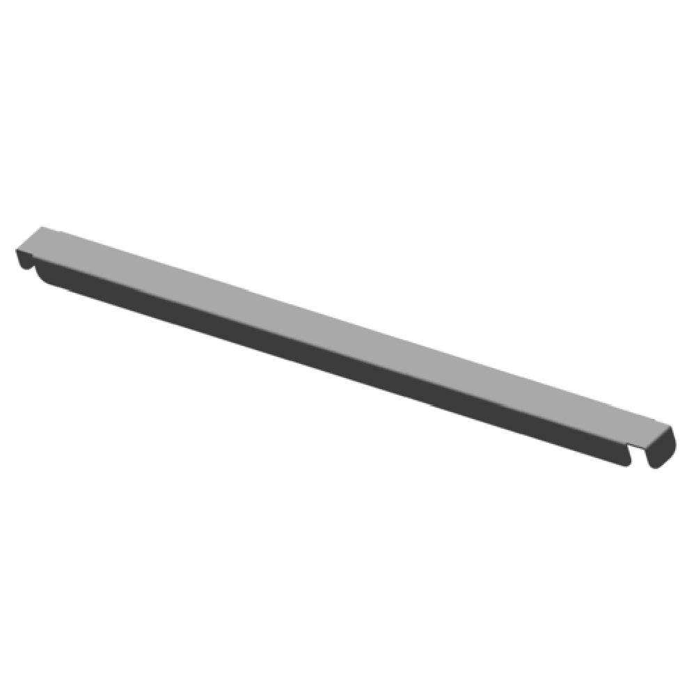 Long metal rail adapter bar with U-shaped cross-section for pan openings in Hoshizaki