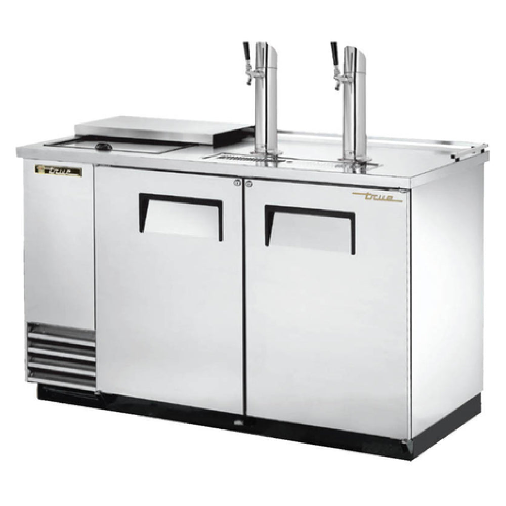 True Mfg. - General Foodservice TDD-2CT-S-HC - Club Top Draft Beer Cooler, (2) 1/2 Keg Capacity