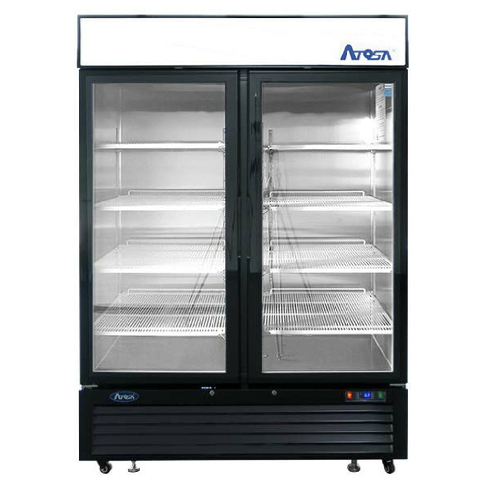 Atosa USA, Inc. MCF8723GR - Refrigerator Merchandiser, Two-section, 54-3/8"W X 31-1/2"D X 81-1/5"H