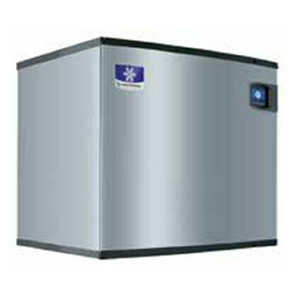 Stainless steel Manitowoc IDF1800C QuietQube Ice Maker with blue logo displayed