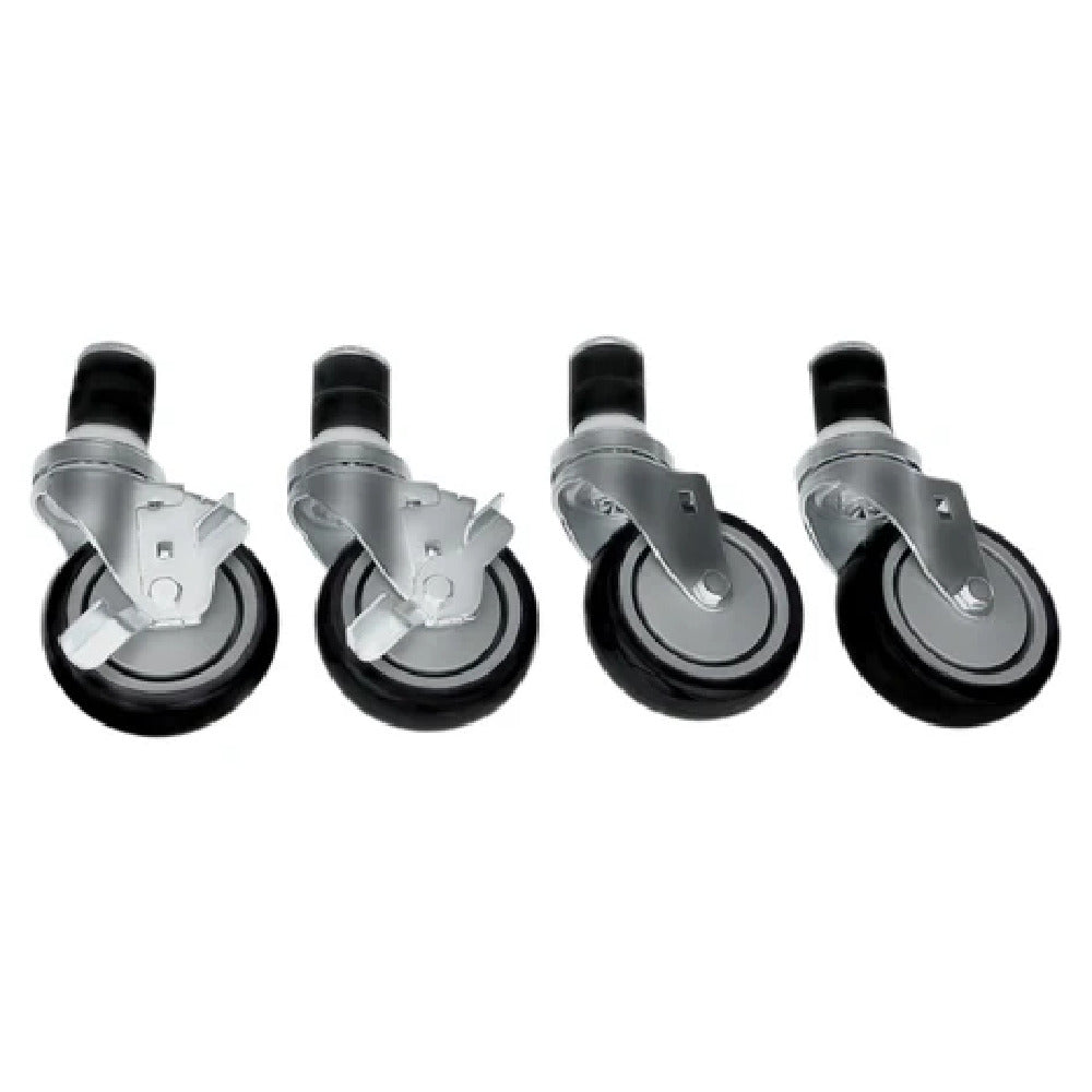 Empura Stainless E-WT-CASTERS Casters (2) Casters With Brakes And (2) Casters Without Brakes