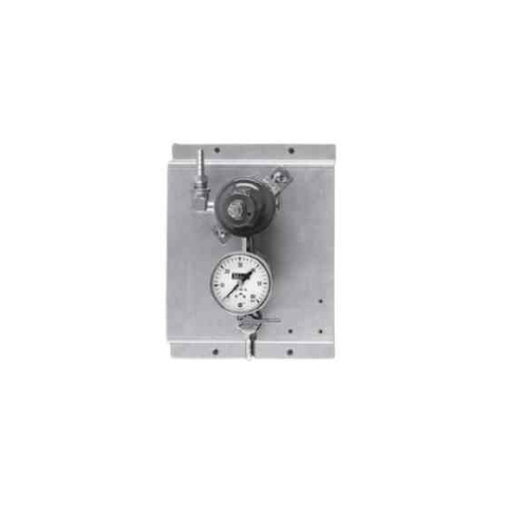 Pressure gauge with dial and mounting hardware for Perlick 40091AHP High Pressure Step Down Regulator