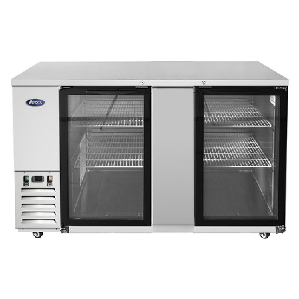 Atosa USA, Inc. MBB69GGR - Atosa Back Bar Cooler, Two-section, 68"W X 28-1/10"D X 40-1/8"H