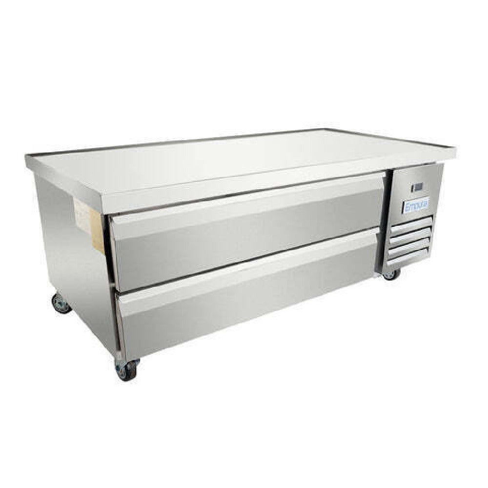 Empura E-KCBRC60 - Refrigerated Equipment Stand, 62"W X 31.9"D X 26.8"H, 9.1 Cu. Ft. Capacity
