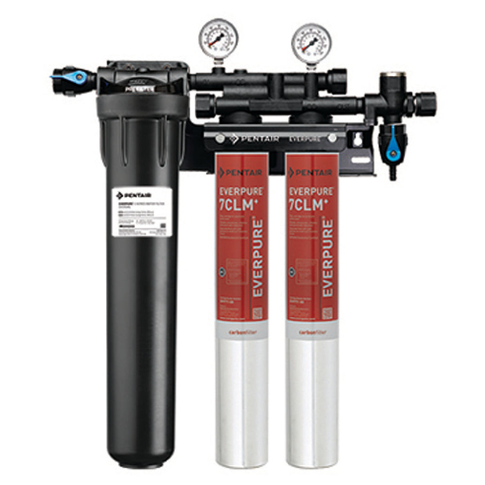Everpure EV977122 - Coldrink 2-7CLM+ Fountain Filtration System, 5 Micron, Up To 3.34 Gpm Flow Rate