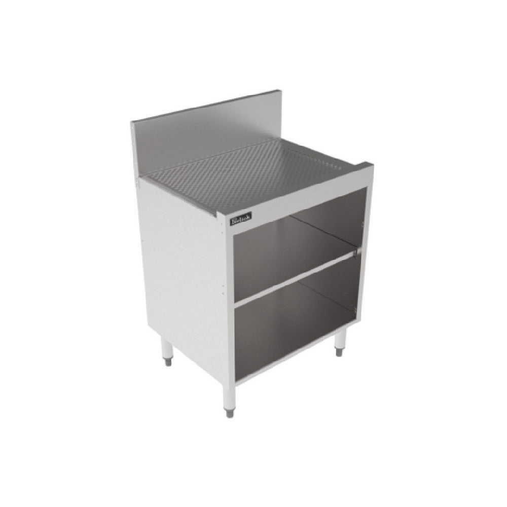 Perlick TSF24SC-STK - (Quick Ship) Underbar Storage Cabinet 24"W X 24"D, 6"H Backsplash With 1" Return At Top
