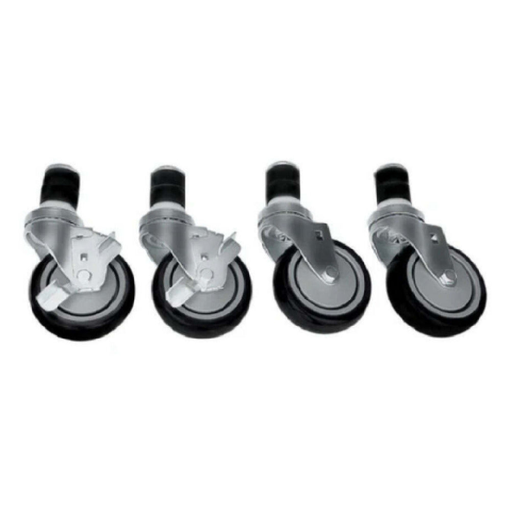 Empura Stainless E-WT-CASTERS Casters (2) Casters With Brakes And (2) Casters Without Brakes