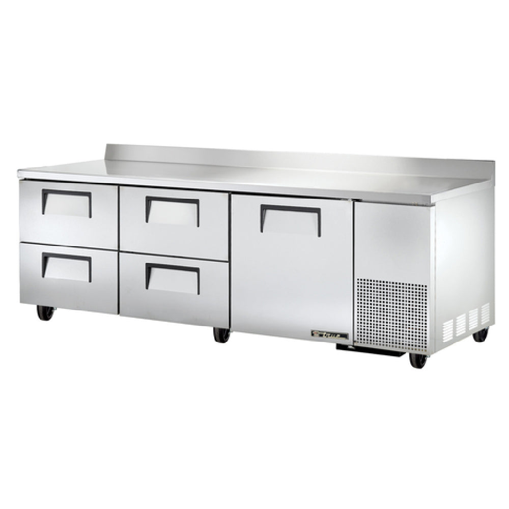 True Mfg. - General Foodservice TWT-93D-4-HC - Deep Work Top Refrigerator, Three-section