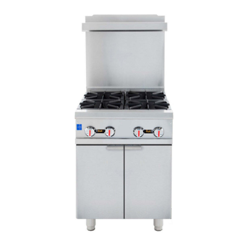 Empura EGR-24FC - Single Base Gas Range, Natural Gas, 24"W X 32-5/8"D X 60-1/8"H