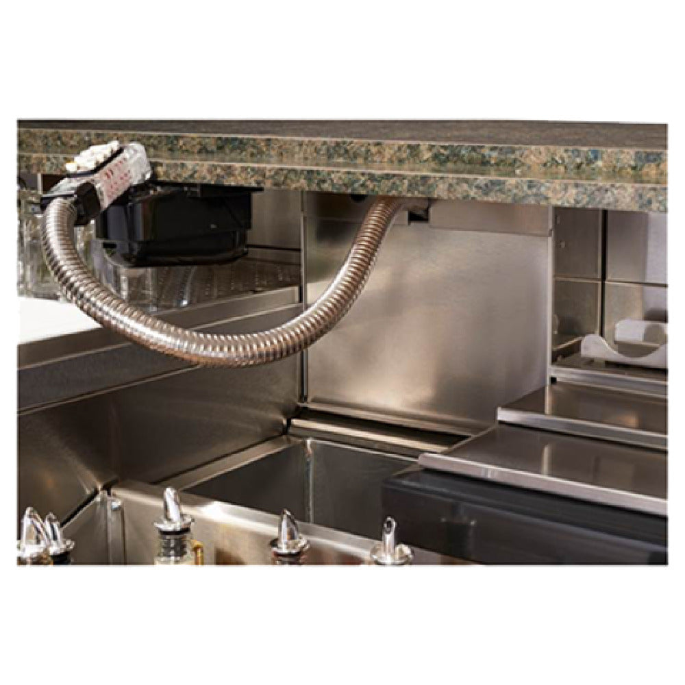 Perlick PTE68-B - Tobin Ellis Signature Cocktail Station, Pre-configured, 68"W O.A.