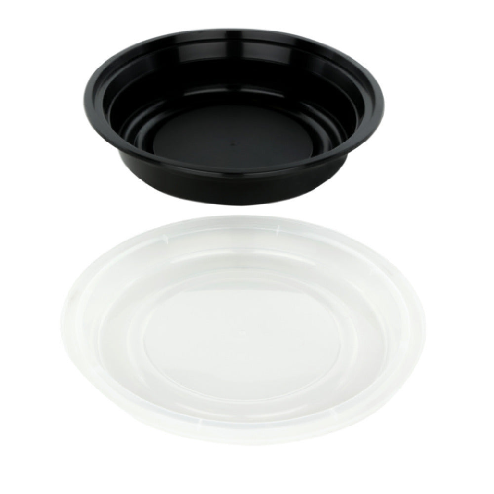 Empura RSL-923 - Microwavable Togo Container, 7.28"W X 7.28"D X 1.6"H, 24 Oz Capacity