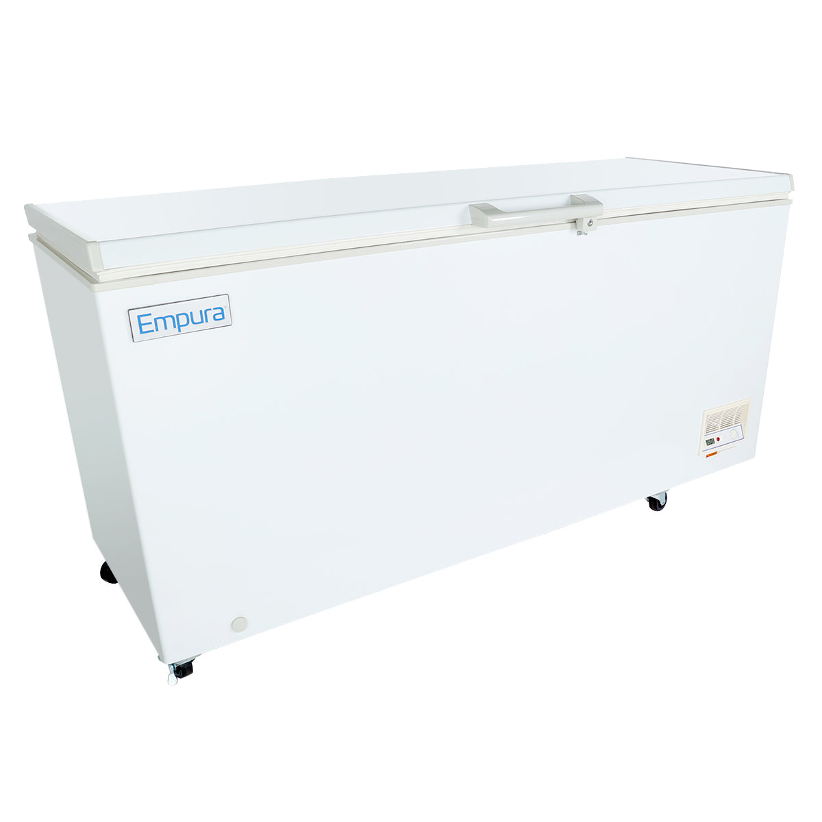 Empura Refrigeration E-CF-18 Solid Lid Chest Freezer 70.67"W X 28.94"D X 33.27"H 18.2 Cu. Ft. Capacity