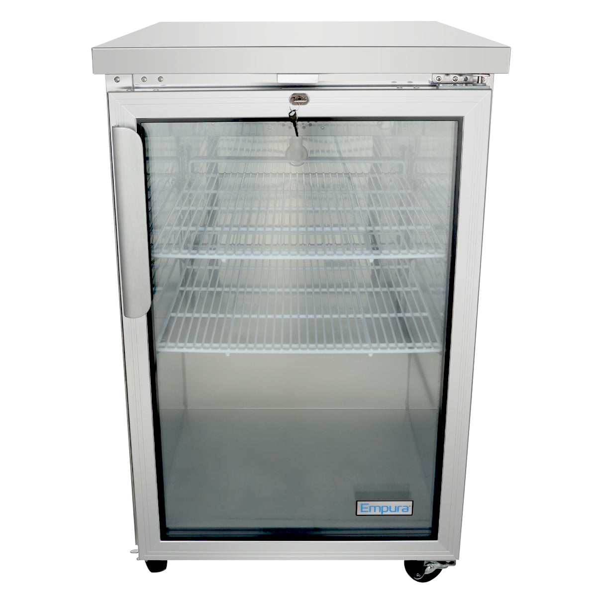 Empura Refrigeration E-KBB24-1G-29-S Back Bar Cooler 24.1"W X 29.9"D X 38.7"H 8.1 Cu. Ft. Capacity
