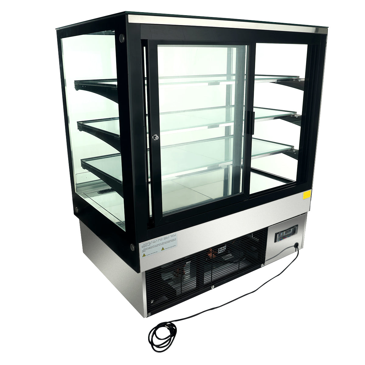 Empura Refrigeration E-KBDSF48-S Refrigerated Display Case 47 1/4"W X 31-1/2"D X 53-9/16"H 39°F To 45°F Temperature Range